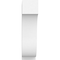 Ekena Millwork Standard Van Buren Architectural Grade PVC Bracket, 2"W x 8"D x 8"H BKTP02X08X08VAN - alternate 2